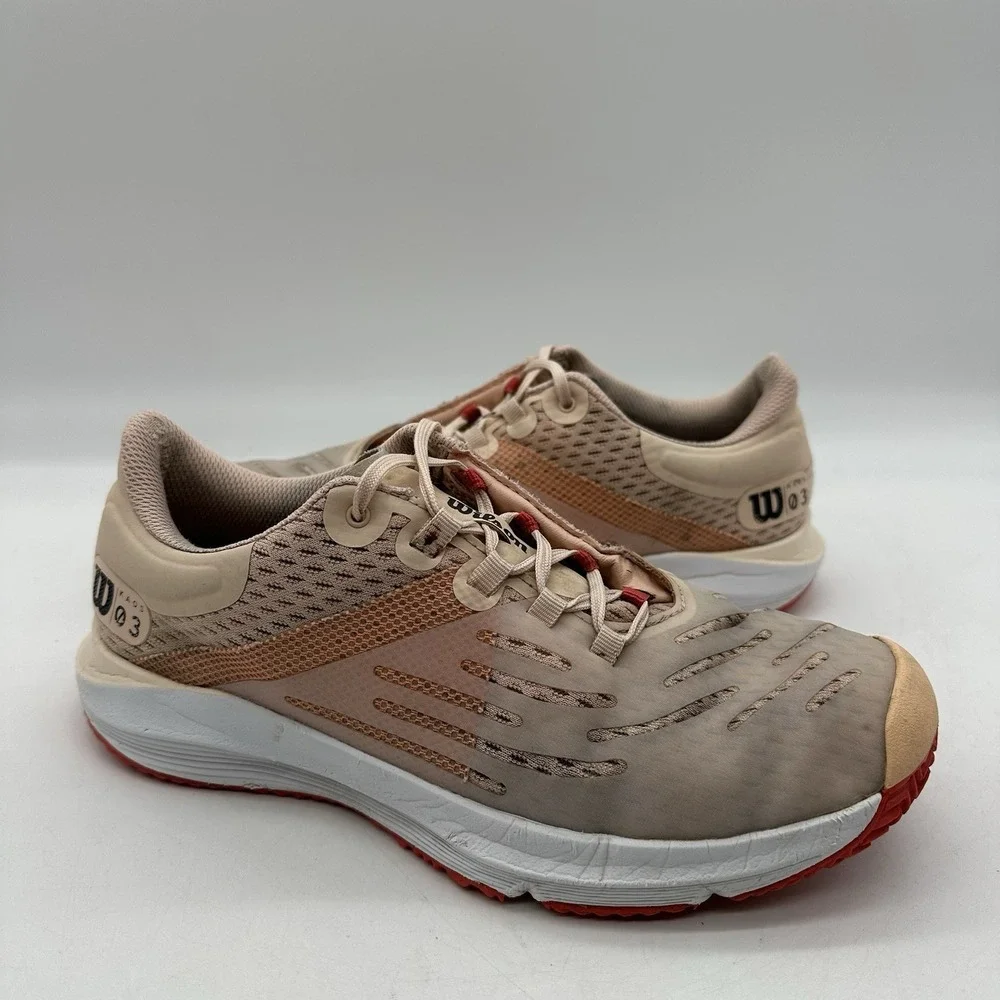 Wilson Kaos 3.0 WRS326140 Womens size 9 Tennis Shoes Tropical Peach Cayenne